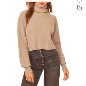 Reformation Luisa Crop Cashmere Sweater